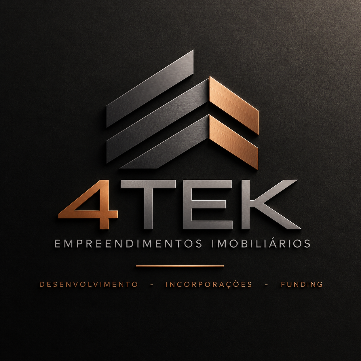 Logotipo metálico 4TEK